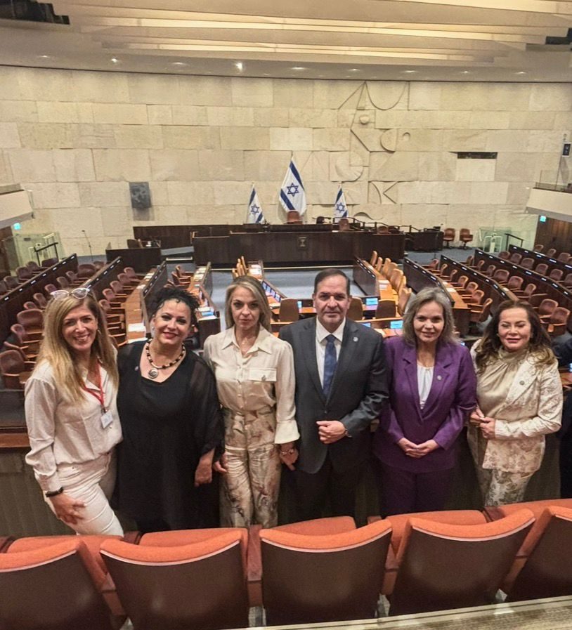 Delegación internacional en el Knéset